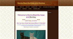 Desktop Screenshot of mochablastburmese.com
